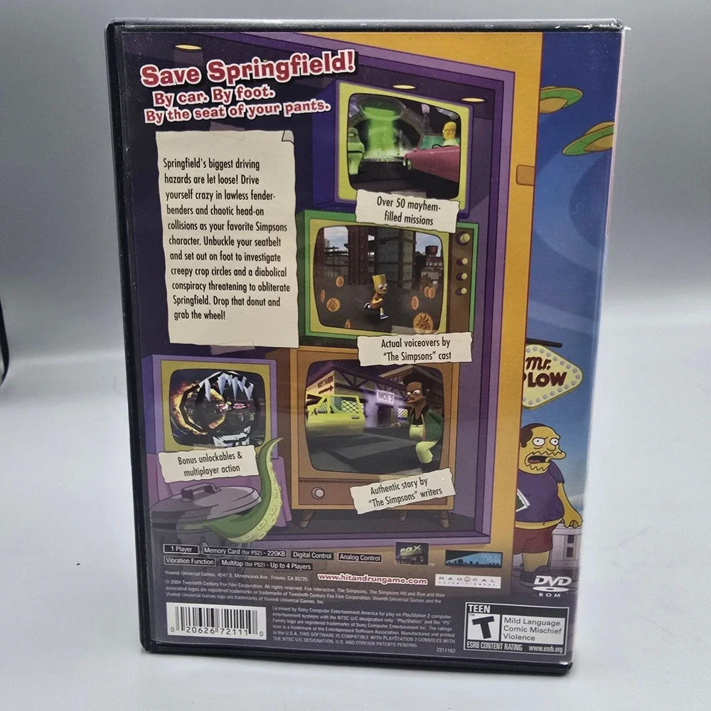 The Simpsons Hit & Run PS2 PlayStation 2 Greatest Hits CIB Complete Manual